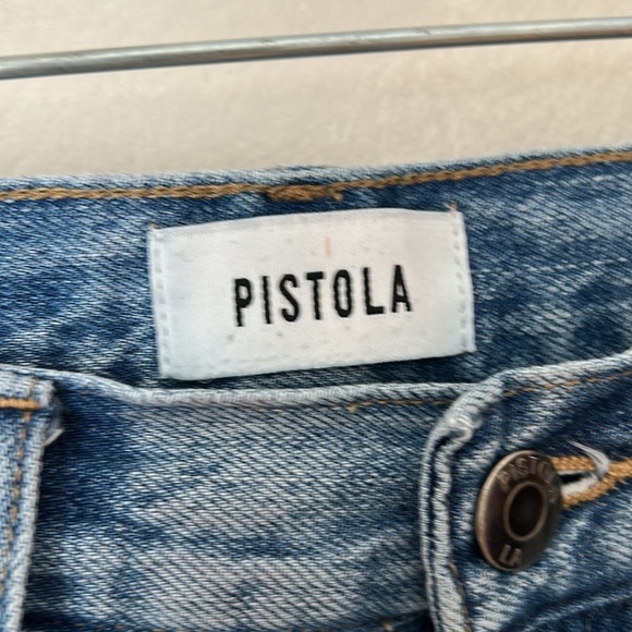 Pistola Stevie High Rise Flare Jeans Ruthless Distressed ripped size 29 - Picture 6 of 11